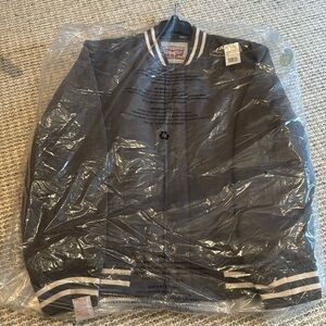 Levi’s Faux Suede Varsity Jacket Large BRAND NEW WITH TAGS